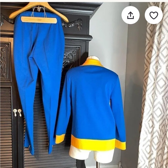 Vintage 60s 70s Adidas Schwahn Bell Bottom Track Suit
Jacket And Pants 42 - Picture 4 of 9